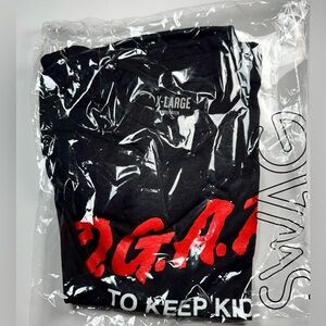 SWAG Golf Very Rare "DGAP To Keep Kids Off Velcro" T-shirt  XL (Sold Out!) New!